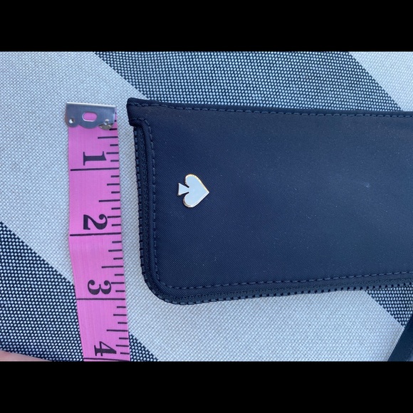 KATE SPADE ♠️ Card case lanyard in black ♠️ - Picture 6 of 7